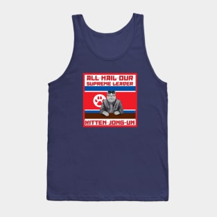 All Hail Our Supreme Leader Kitten Jong Un!!! Tank Top